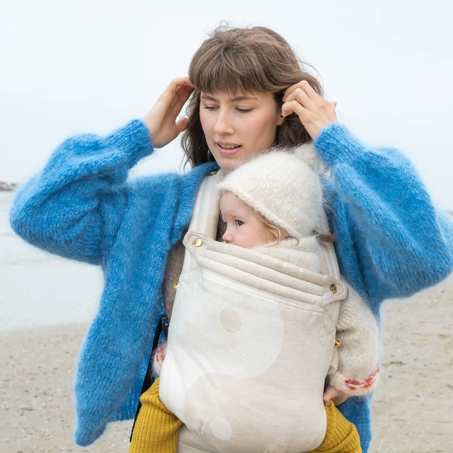 Mohair jacket *Marin* and mohair coat and hat Eloise