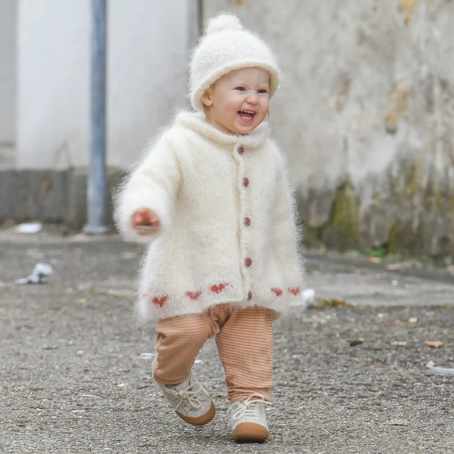 Coat*Eloise* & mohair jacket*Ida* & cashmere sweater *Sam*